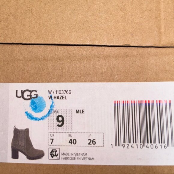 UGG Women's Hazel Ankle Boots - Mole - Picture 4 of 4